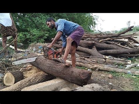 indian poor man wood cutting skills youtube
