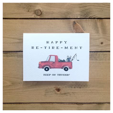 tire ment card funny retirement card happy retirement