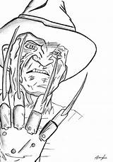 Freddy Krueger Coloring Pages Drawing Kruger Printable Glove Cartoon Joker Freddie Horror Kleurplaten 2295 Angela 1600 Getdrawings sketch template