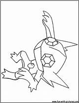Sableye Coloring Pages Pokemon Fun Colouring Drawing Sheets Choose Board sketch template