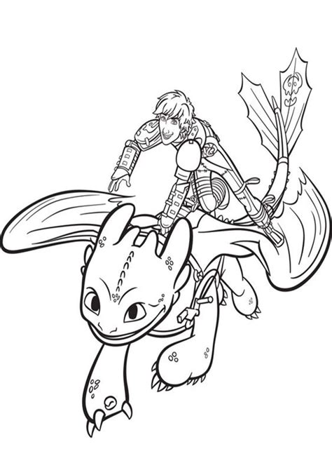 train  dragon  night fury coloring pages