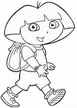 Dora Explorer Popular sketch template