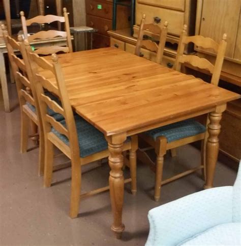 uhuru furniture collectibles sold knotty pine dining set table
