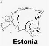 Estonia sketch template