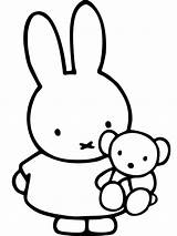 Miffy Bear Colouring Pages Nijntje Coloring Coloringpage Ca Kleurplaten Colour Check Category sketch template
