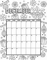 Calendar December Coloring Printable Christmas Pages Colouring Kids November Calender Calendars Print 2021 Blank Children Month April Woo Jr Hello sketch template