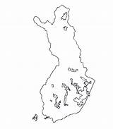 Finland Outline Map Maps Countryreports Country Geography Area Title sketch template
