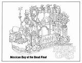 Mardi Gras Coloring Parade Pages Printable Float Mexico Sheets Behindthethrills Orlando Jesters Universal Starting Saturday Ready Little Dead Color Mask sketch template