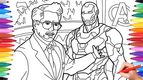 avengers infinity war coloring pages