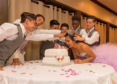 coolest quince courts  honor  quinceanera sweet  party ideas quinceanera