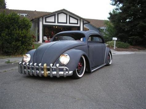 Hot Rod Style Beetle With 60 S Gold Tooth Grille Bumper