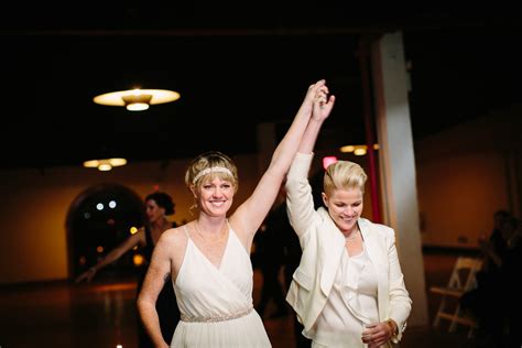 retro brooklyn lesbian wedding equally wed modern lgbtq weddings