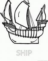 Ship sketch template