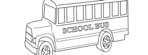 school bus template large