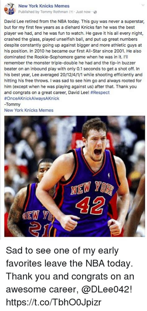 new york knicks memes published by tommy rothman l just