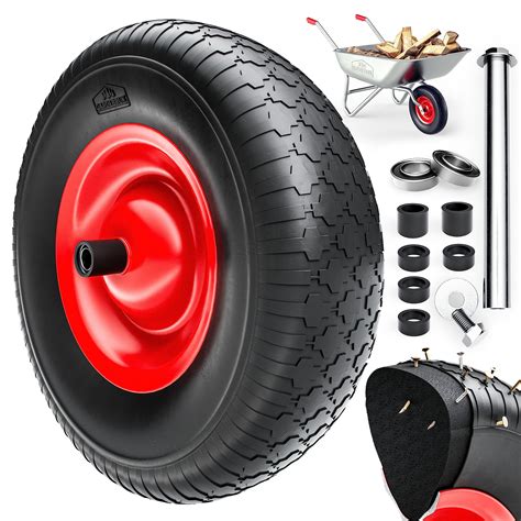 Buy Gardebruk® Replacement Wheelbarrow Wheel With Solid Rubber Tyre