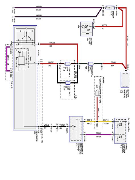 diagram  ford ranger alternator wiring diagram mydiagramonline
