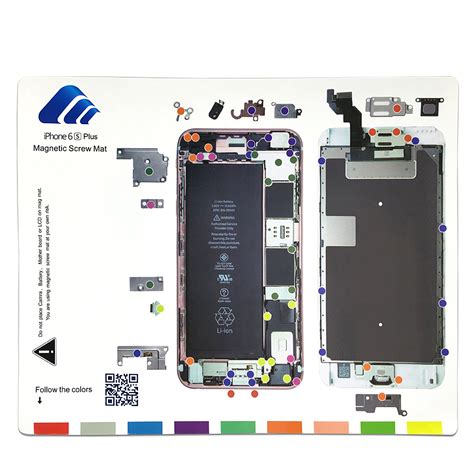 Phone Repair Parts Guide Pad Magnetic Screw Keeper Mat For Iphone Xs