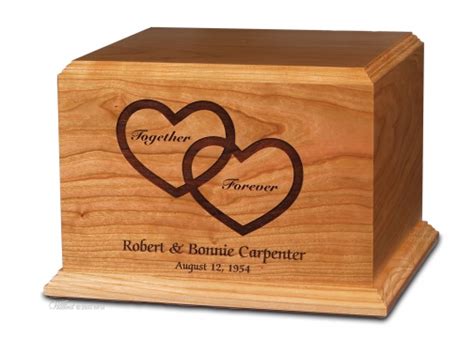 Together Forever Companion Urn Cremation Urns And Products Urns Wood