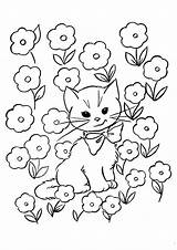 Kitten Kittens Bestcoloringpagesforkids Teacup Kayomi Harai sketch template