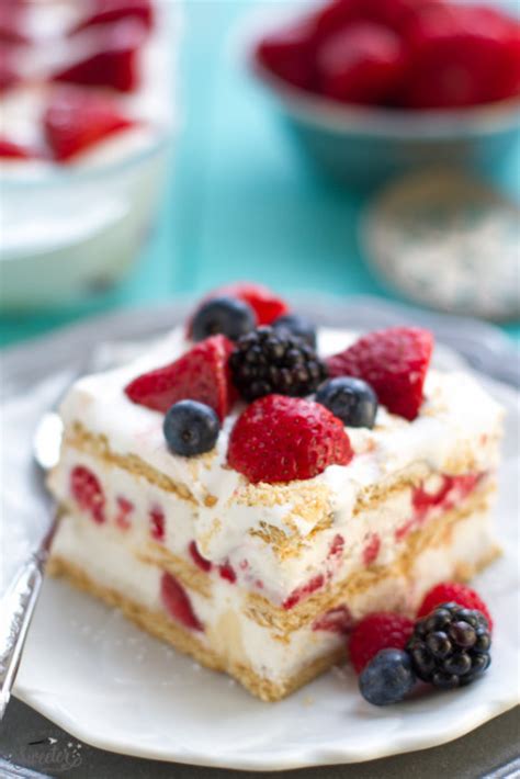 easy    bake strawberry icebox cake recipe desserts corner