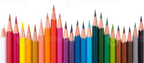 colored pencils isolated  png