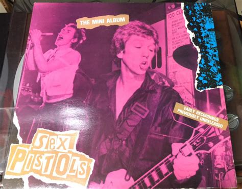 sex pistols the mini album 1985 white vinyl white labels vinyl