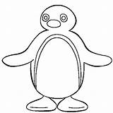 Pingu Coloriage Ausmalbilder Pingouin sketch template