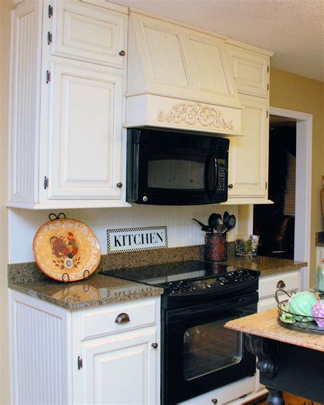 southern inspirations  fake kitchen microwave hood