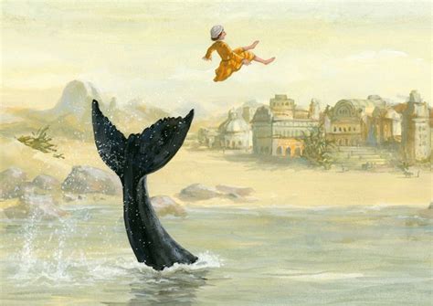 jona en de walvis whale illustration whale art illustration