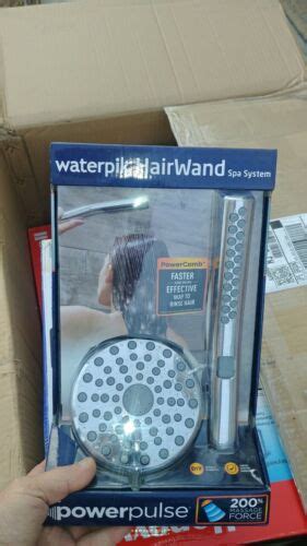 Waterpik Hairwand Spa System 12 Spray Dual Showerhead And Handheld
