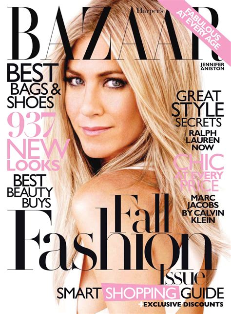 Covers Of Harper S Bazaar Usa With Jennifer Aniston 958