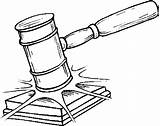 Gavel Judicial Getdrawings Clipartmag Symbols Judges 150kb sketch template