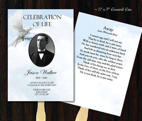 printable funeral wishes template    designs  choose