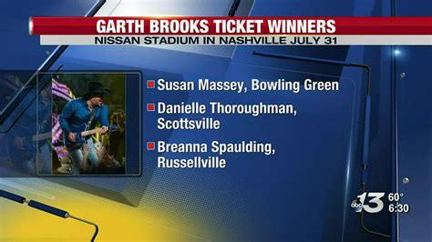garth brooks ticket winner
