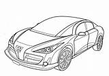 Rc Coloring Peugeot Pages Categories sketch template