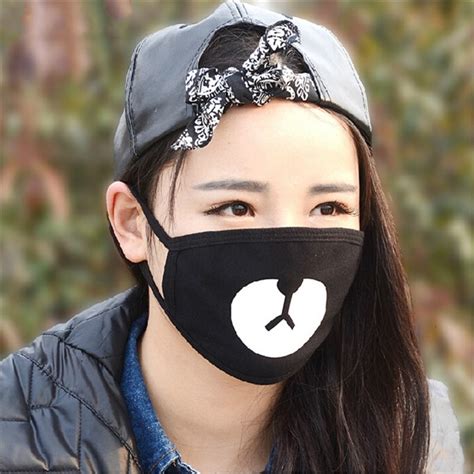 bear mouth nose mask mouth muffle respirator dust proof winter anti