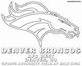 Broncos Denver Logo Drawing Coloring Pages Football Bronco Paintingvalley Usage Drawings sketch template