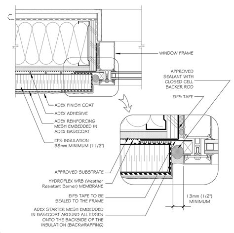 window jamb alu adex