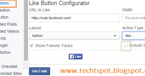Add Facebook Like Button On Blogger Post