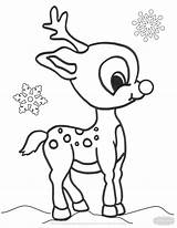 Reindeer Coloring Pages Face Silhouette Getdrawings sketch template