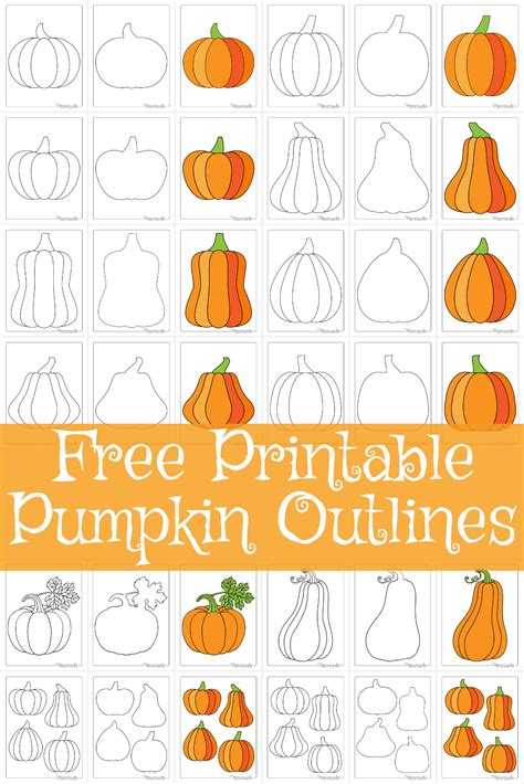 pumpkin template printable outlines patterns  crafts