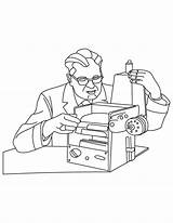 Chester Carlson Coloring Pages sketch template