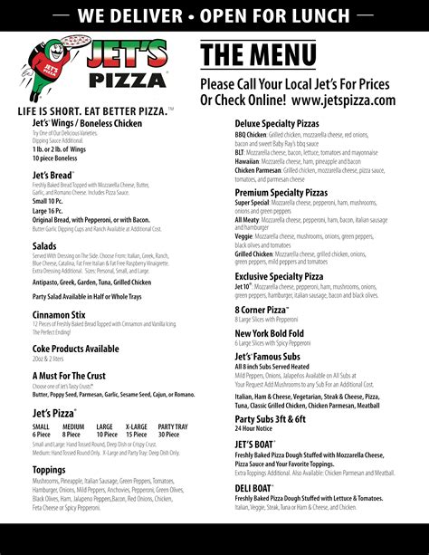 jets pizza menu menu  jets pizza dickson city scranton urbanspoonzomato