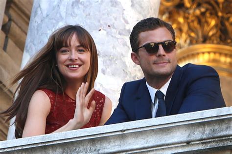 Jamie Dornan And Dakota Johnson Are Très Chic While Filming Fifty Shades