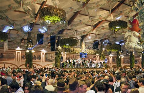 Munich Germany Oct 1 The Beer Hall Hofbrauhaus During