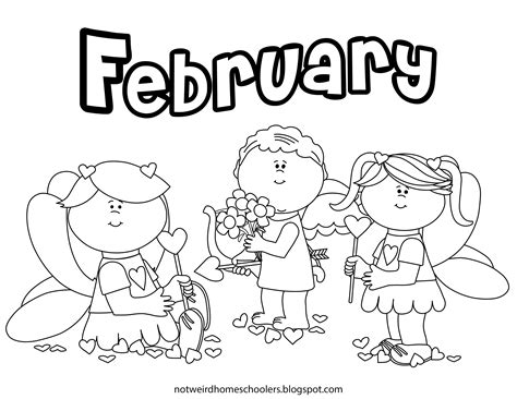valentines day february coloring page adult coloring book pages