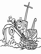Coloring Boat Pages Fishing Cartoon Boats Printable Transportation Clipart Boat3 Ships Row Kids Para Pesca Colorear Barco Library Popular Animado sketch template