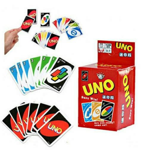 mini uno cards hobbies toys toys games  carousell