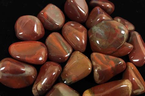 tumbled south african jasper  twisted bead